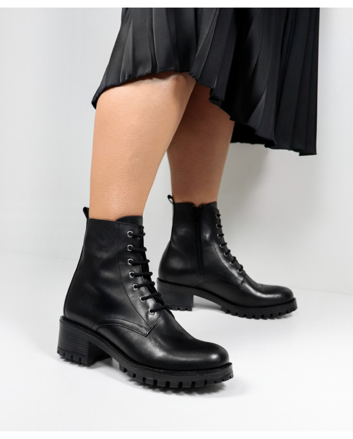 Botas militares de mujeres Ginova en Skin