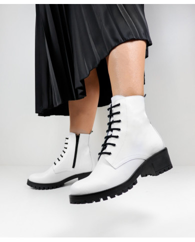 Botas militares de mujeres Ginova en Skin