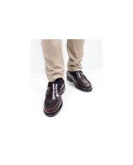 Mocasines masculinos en Bordo Casual