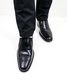 Sapatos Pretos de Homem Elegantes Ginova