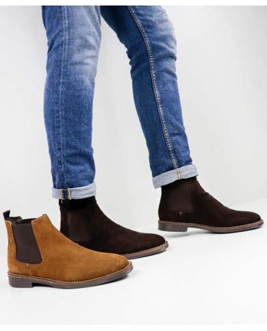 Men's Boots with Double Elastic Ginova