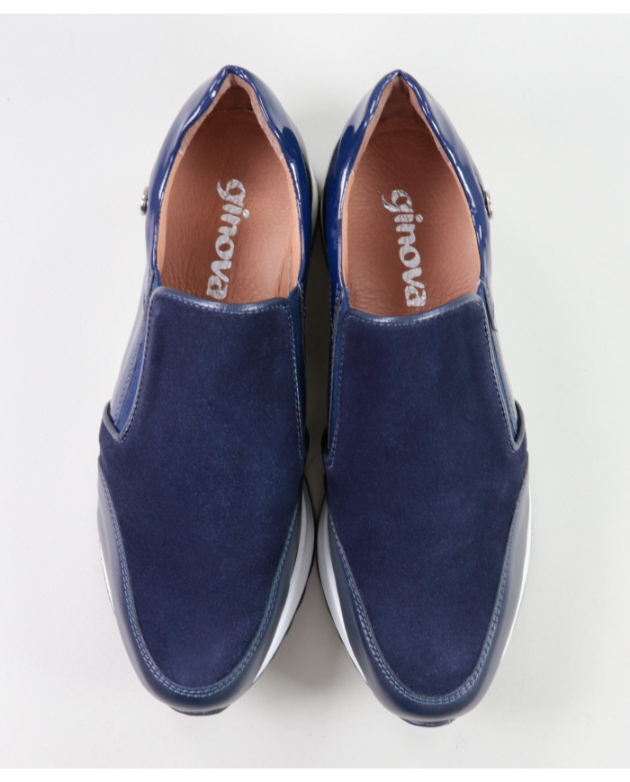 Zapatos Ginova con elástico en los laterales