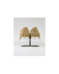 Taupe Trainers by Mrs. Ginova with Elastics