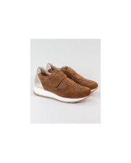 Sapatilhas Camel de Mulher Ginova com Velcro