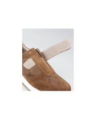 Sapatilhas Camel de Mulher Ginova com Velcro