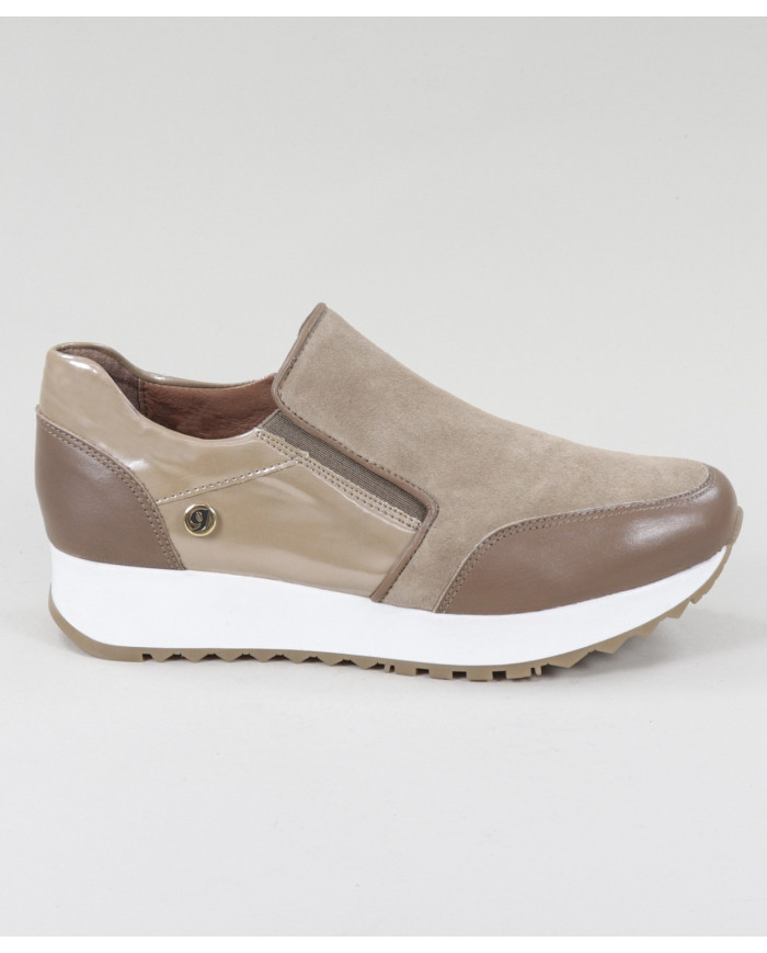 Zapatos Ginova con elástico en los laterales