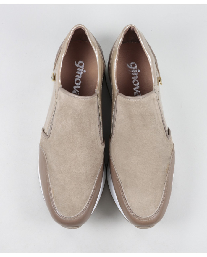 Zapatos Ginova con elástico en los laterales