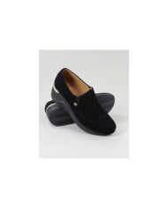 Black Lady Ginova shoes with Elastics