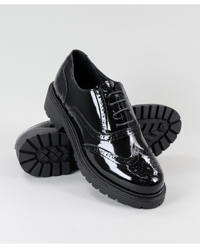Ladies Ginova Rasos Black Shoes of Wholesalers
