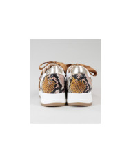 Sapatilhas Camel de Mulher Ginova com Pérolas