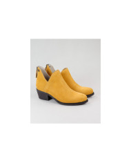 Women's Ginova Mustard Boots with Fecho Back