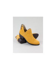 Botas Mostarda Femininas Ginova com Fecho Atrás