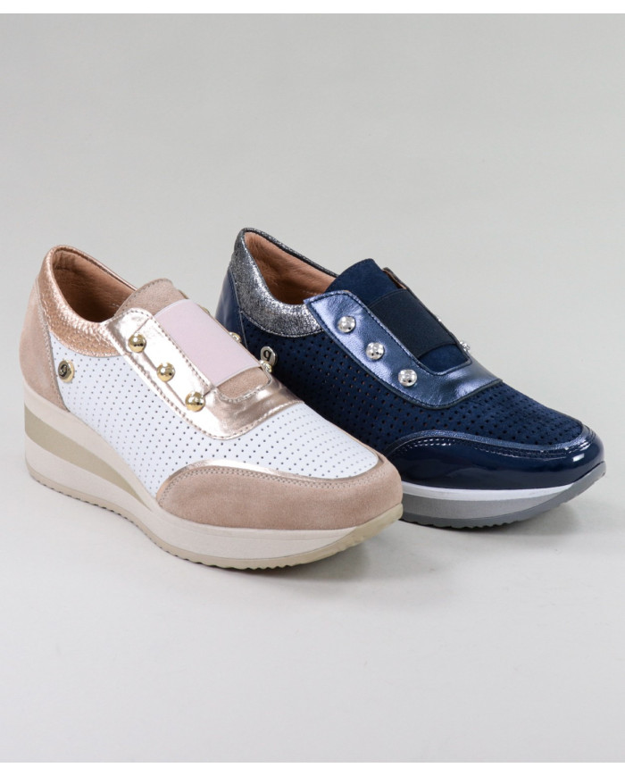 Entrenadores de mujeres Ginova con elástico