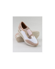 Women's Pink Ginova shoes with Elastic