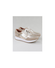 Women of Wholesalers Ginova Gold Sneakers
