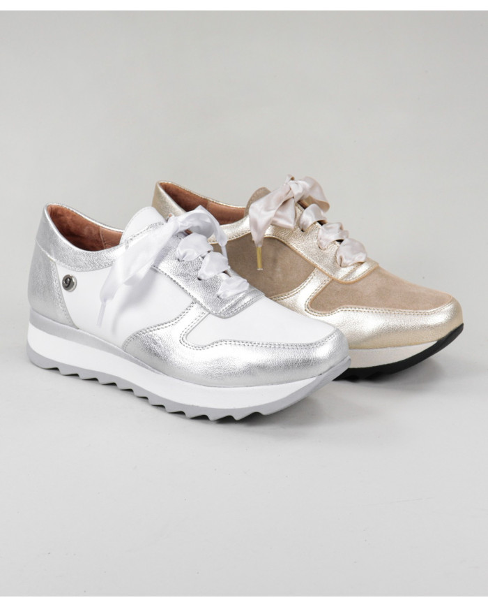 Women's Ginova Trainers with Satin Laces