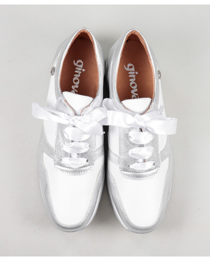 Mujeres Ginova Entrenadores con Satin Laces