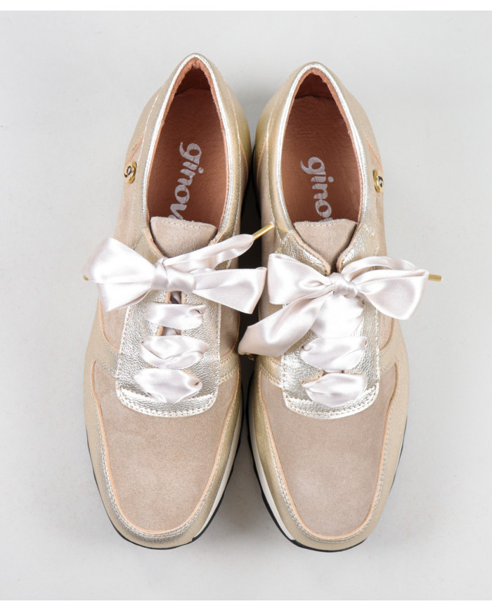 Mujeres Ginova Entrenadores con Satin Laces