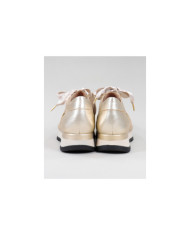 Women's Ginova Golden Sneakers with Satin Laces