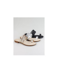 Ms. Ginova Slippers with Strips