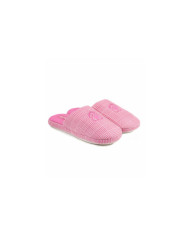 Chinelos de Quarto de Senhora Xadrez Rosa DeFonseca Coração