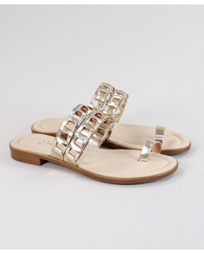 Golden Slippers of Lady Ginova with Strips