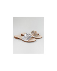 Ms. Ginova Slippers with Strip Decorated