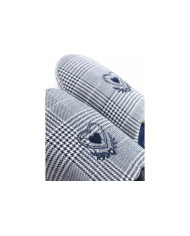 Blue Chess Room Slippers DeFonseca Heart