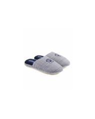 Blue Chess Room Slippers DeFonseca Heart