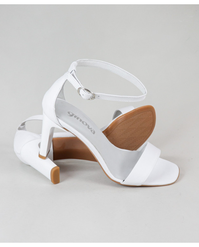 White Sandals by Lady Ginova Elegant