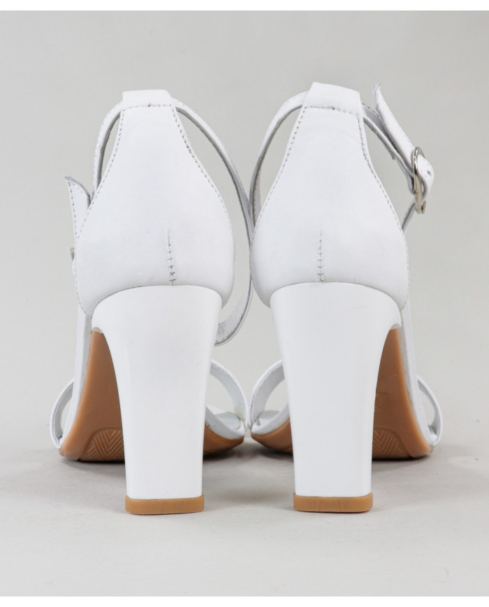 White Sandals by Lady Ginova Elegant
