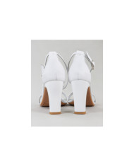 White Sandals by Lady Ginova Elegant