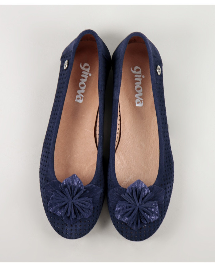 Sabrinas Azuis de Senhora Ginova Perfuradas