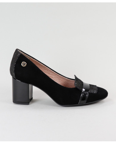 Lady Ginova Shoes with Salto in Verniz