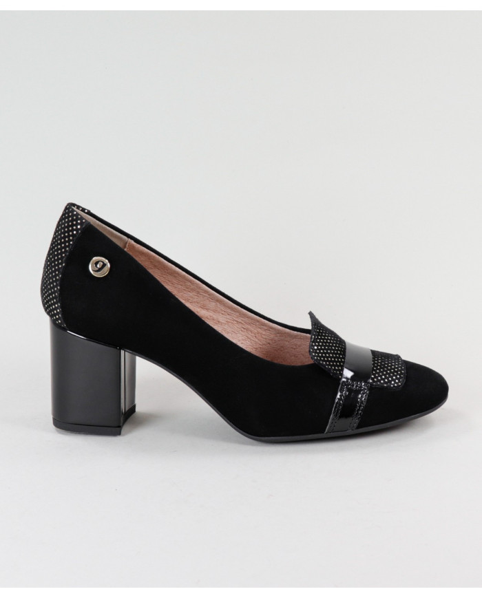 Lady Ginova Shoes with Salto in Verniz