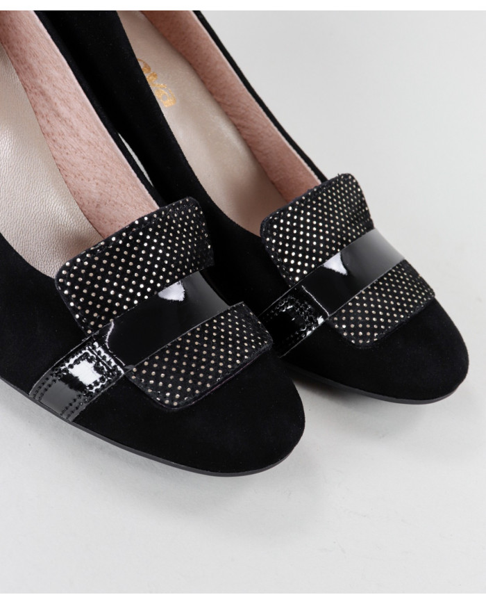 Lady Ginova Shoes with Salto in Verniz