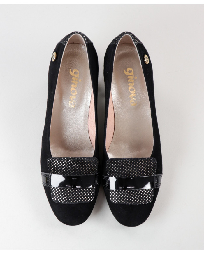 Lady Ginova Shoes with Salto in Verniz