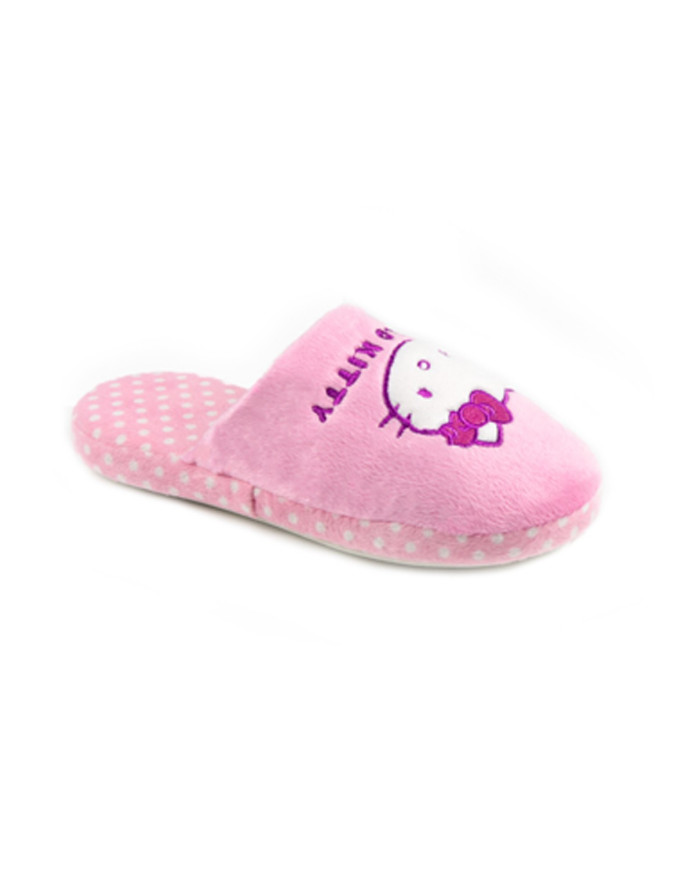 Chinelos de Quarto de Senhora Hello Kitty Fuxia