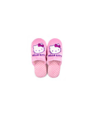 Ladies Room Slippers Hello Kitty Fuxia