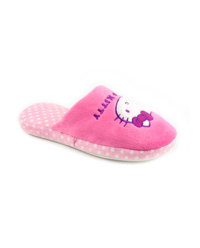 Chinelos de Quarto de Senhora Hello Kitty Fuxia