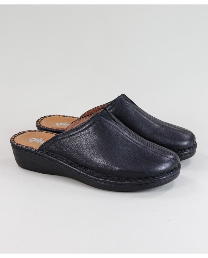 Black Slippers by Madame Ginova Comfortable