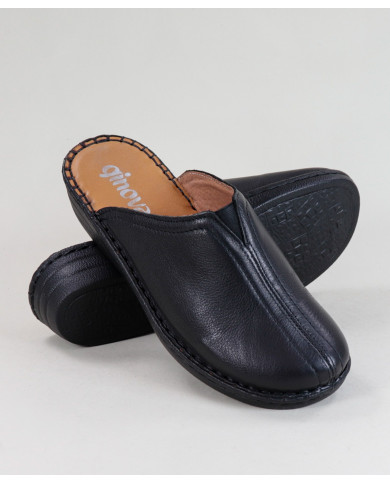 Black Slippers by Madame Ginova Comfortable