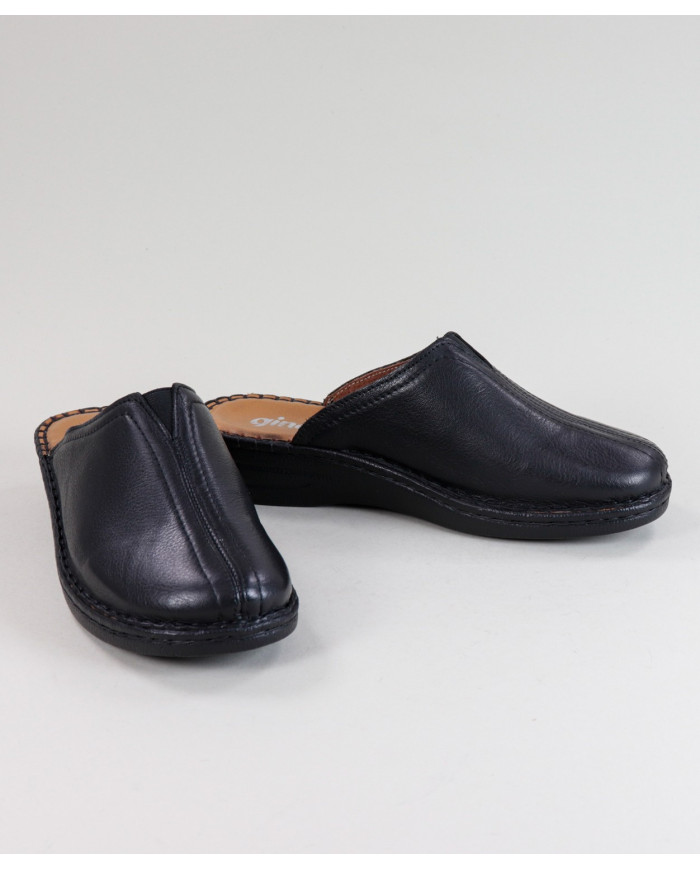 Black Slippers by Madame Ginova Comfortable