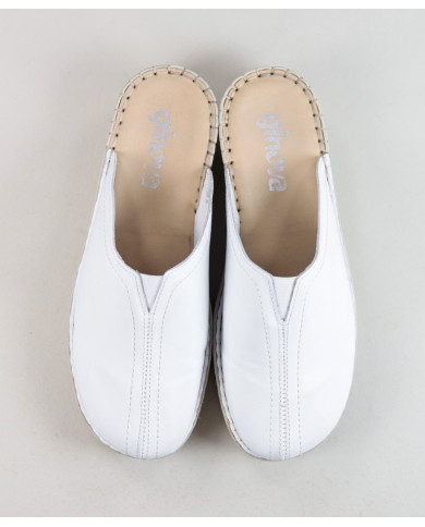 White Slippers by Mrs Ginova Comfortable