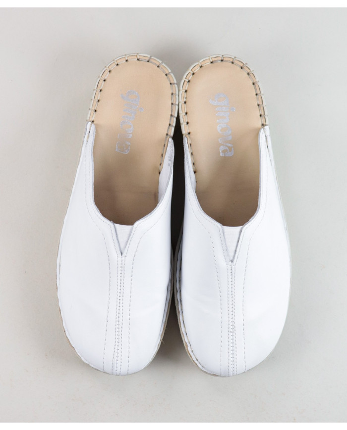 White Slippers by Mrs Ginova Comfortable