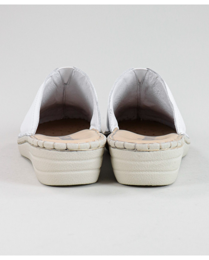 White Slippers by Mrs Ginova Comfortable