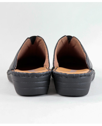 Black Slippers by Madame Ginova Comfortable