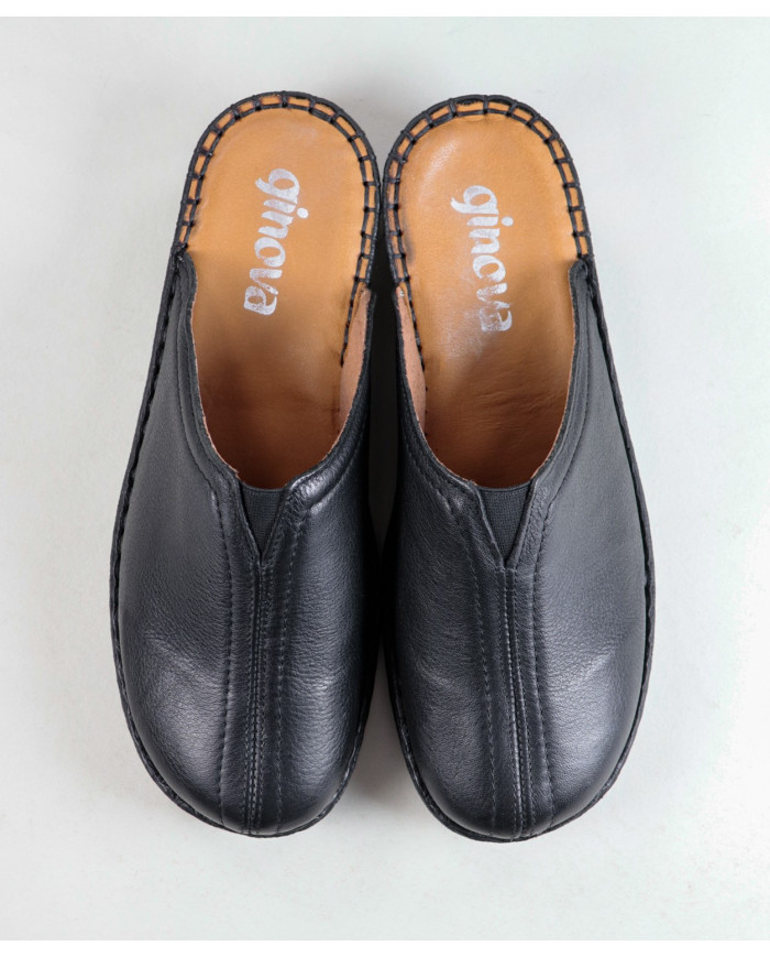 Black Slippers by Madame Ginova Comfortable