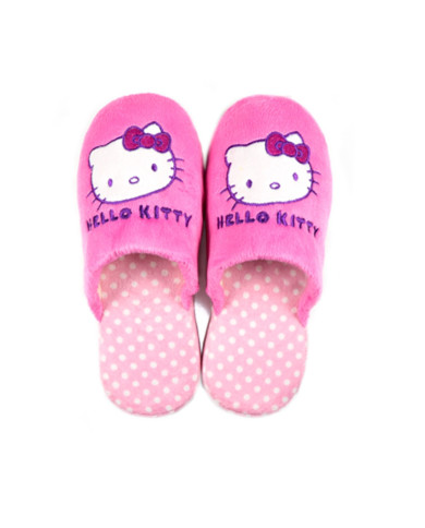 Chinelos de Quarto de Senhora Hello Kitty Fuxia