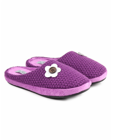 DeFonseca Damas de la habitación zapatillas con flores